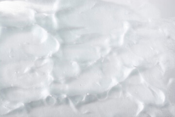 Shaving foam texture close up.