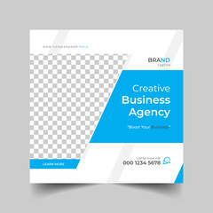 Business social media post design