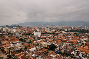 Aerial view Medellin, Colombia