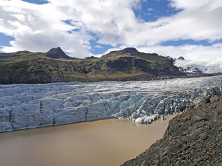 montagne, glacier, volcan = Islande