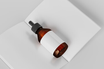 Amber Glass Dropper Bottle