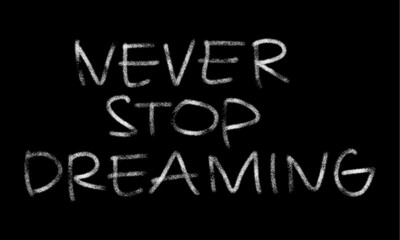 Obraz premium motivational words written by hand with basic colors black and white