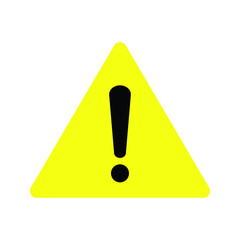 Warning icon. Attention icon. Danger symbol. Vector illustration of eps 10 with a white background