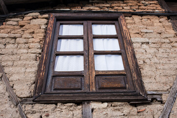 Traditional architecture of Cabezuela del Valle, Caceres, Spain