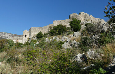 Fototapeta na wymiar ruins of the fortress