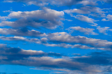 Background image of unique clouds shape in the sky. 