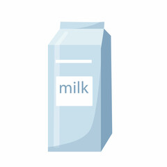 Milk product. Vector cartoon illustration.
