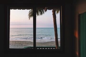 window in the beach