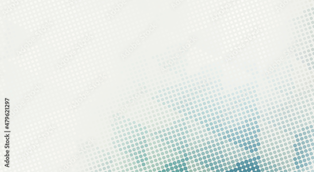 Aufkleber abstract background with halftone bluish green triangles