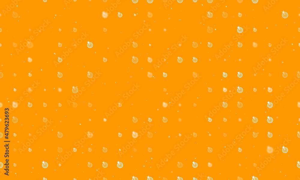 Aufkleber seamless background pattern of evenly spaced white goal symbols of different sizes and opacity. vect