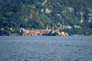 City of Varenna, Lake Como, Italy, view from lake