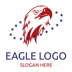 eagle logo vector star