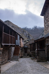 Peñalba de Santiago, a traditional mountain town located in the Valle del Silecio, León


