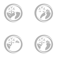 farm icons on white background, vector illustration