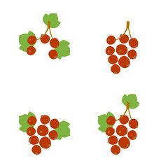 berries icon on a white background, vector illustration