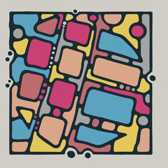 make up palette/ abstrakt