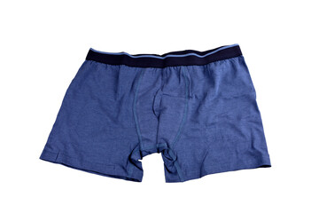 Men's boxer shorts isolated on white background