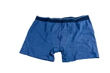 Men's boxer shorts isolated on white background