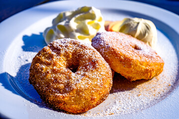 bavarian dessert - called apfelkuechle