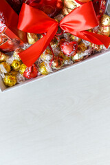 Chocolate candy love gift box