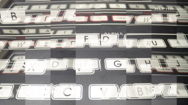 Macro panning over computer keyboard