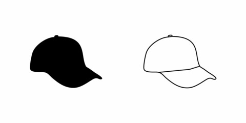 Cap icon or logo isolated. Sign symbol vector illustration.