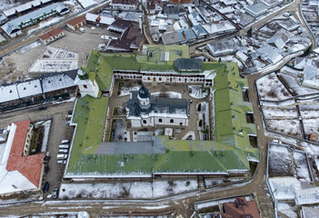 Agapia Monastery - Romania seen from above