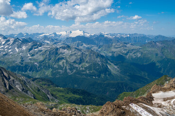 View to the south from kitzsteinhorn