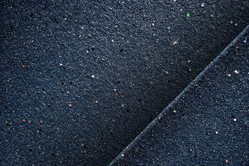 Dark blue felt background with glitter and angle part