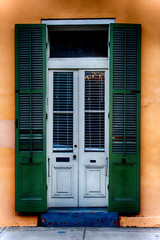 Old Door In The French Quarter: New Orleans