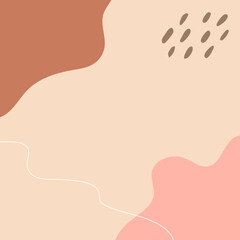 boho abstract organic background