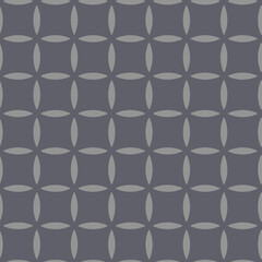 Full seamless modern geometric texture pattern for decor and textile. Anthracite gray shape for textile fabric printing and wallpaper. Abstract multipurpose model design for fashion and home design