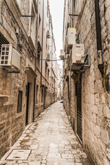 Fototapeta na wymiar Kroatien, Dalmatien, Dubrovnik, Gasse in Altstadt