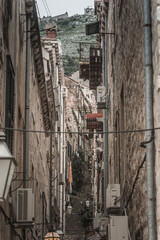 Kroatien, Dalmatien, Dubrovnik, Gasse in Altstadt