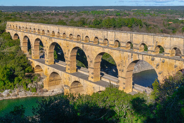 Fototapeta premium Pont du Gard, Languedoc-Roussillon, France
