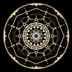 Fototapeta premium magic circle, fantasy