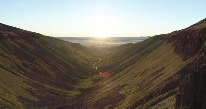 Sunset at High Cup Nick