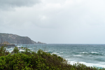 view of the sea from the beach
