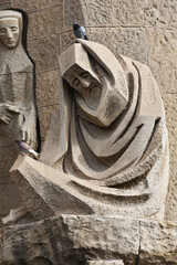 Sculptures, Sagrada Familia, Barcelona, Spain