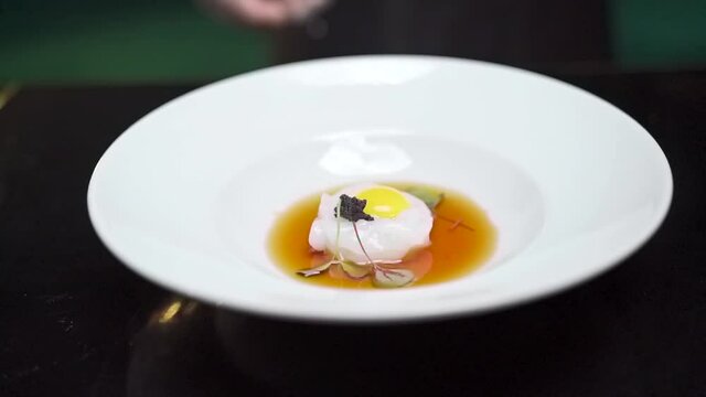 japanese shashimi food in plate