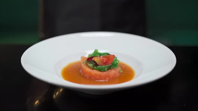 japanese shashimi food in plate