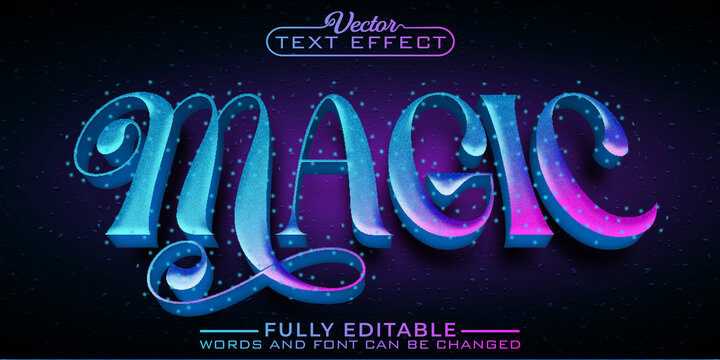 Mystic Magic Editable Text Effect Template