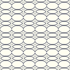 Abstract seamless pattern with various shapes. Geometric pattern for fabric. Textile background.