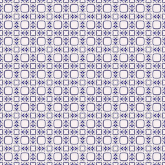 Abstract seamless pattern with various shapes. Geometric pattern for fabric. Textile background.