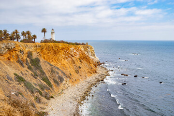 Daytime landscape around Vicente Lighthouse