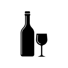Wine icon design template vector isolated