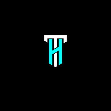 TH or HT logo design vector templates 