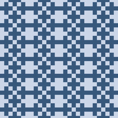 Japanese Cross Shape Vector Seamless Pattern