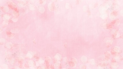 pink background with flowers