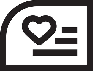 balon text icon love, editable stroke and color. © elvektorkita